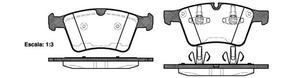 FRONT DISC BRAKE PADS - MERCEDES BENZ M , GL CLASS 06-