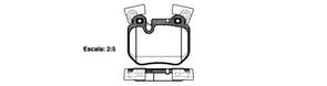 REAR DISC BRAKE PADS - BMW SER 1 E82 , E88 07-