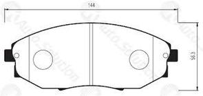 DB1688 E FRONT DISC BRAKE PADS - HOLDEN EPICA  07-11