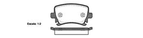 REAR DISC BRAKE PADS - AUDI / VW A6 01-06 DB1865 E