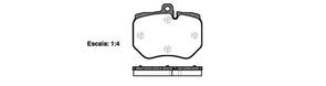 FRONT DISC BRAKE PADS - AUDI / VW A6 , Q7   08-