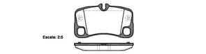 REAR DISC BRAKE PADS - PORSCHE 911 06-