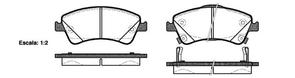 FRONT DISC BRAKE PADS - TOYOTA AURIS/COROLLA  07-