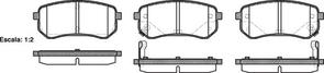 REAR DISC BRAKE PADS - HYUNDAI i 10    08-