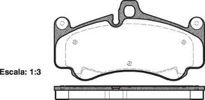 FRONT DISC BRAKE PADS - PORSCHE 911 , CAYMAN 01-