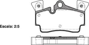 REAR DISC BRAKE PADS - AUDI / VW / PORSCHE Q7,CAYENNE 02-