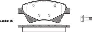 FRONT DISC BRAKE PADS - CITROEN PEUGEOT RENAULT MEGANE , SCENIC 02-