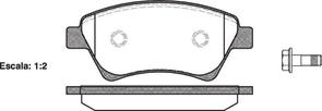 FRONT DISC BRAKE PADS - CITROEN PEUGEOT RENAULT MEGANE , SCENIC 02-