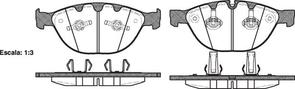 FRONT DISC BRAKE PADS - BMW SER 5 E60,61 , SER 7 E6#