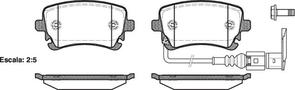 REAR DISC BRAKE PADS - AUDI / VW TRANSPORTER T5 03- DB1956 E