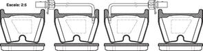 FRONT DISC BRAKE PADS - AUDI / VW A4,A5,A6,R8 02-