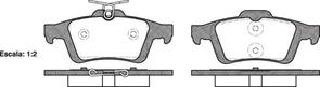 REAR DISC BRAKE PADS - FORD FOCUS 04-