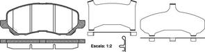 FRONT DISC BRAKE PADS - DODGE CALIBER 06-