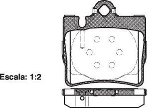 DB1458 E REAR DISC BRAKE PADS - MERCEDES BENZ S CLASS