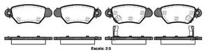 REAR DISC BRAKE PADS - HOLDEN ASTRA G 98-05