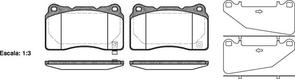 FRONT DISC BRAKE PADS - SUBARU IMPREZA  00-  BREMBO