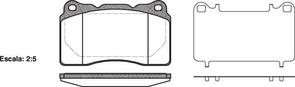 DB1695 E FRONT DISC BRAKE PADS - VOLVO V70 , S70 04-