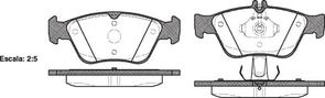 FRONT DISC BRAKE PADS - MERCEDES BENZ E CLASS 96-99