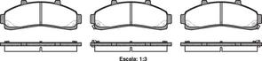 7532 E FRONT DISC BRAKE PADS - FORD EXPLORER 93-
