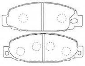 DB1315 E FRONT DISC BRAKE PADS - MITSUBISHI CANTER FB 94-