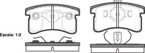 DB1303 E FRONT DISC BRAKE PADS - DAIHATSU MIRA / MOVE