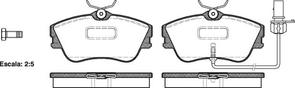 FRONT DISC BRAKE PADS - AUDI / VW TRAN T4 90-03