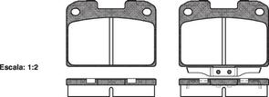 REAR DISC BRAKE PADS - MITSUBISHI GTO  92- DB941 E