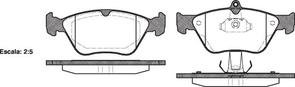 DB1341 E FRONT DISC BRAKE PADS - HOLDEN VECTRA A 93-95