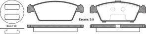 D9013 DISC BRAKE PADS - SUZUKI ALTO