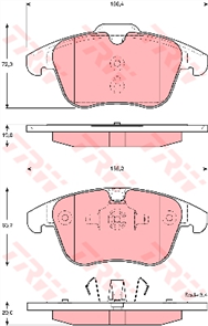 Brake Pad Set (DB1998)