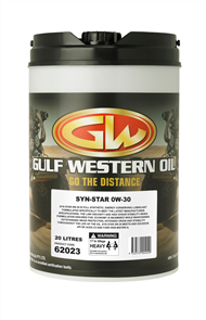 SYN-STAR FULL SYNTHETIC 0W-30 ENGINE OIL 20L 62023
