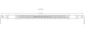 B/HOSE LANDROVER DEFENDER FNT 83-
