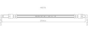 HOSE MGB- GT V8 F 73-- MOR 110 CL