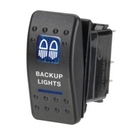 Sealed Rocker Switch Off/On SPDT 12V Blue Illuminated Backup Lights Sy