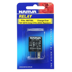 RELAY MICRO 12V 5 PIN 20/10AMP