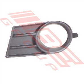 FOG LAMP COVER - MAT/BLK - W/HOLE - R/H - SUZUKI SWIFT 2005