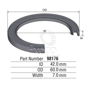 Oil Seal Viton 42x60x7 NJ344V