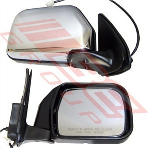 MIRROR - CNR MOUNTED - ELECT - R/H - CHR - TOYOTA HILUX 2WD 1999-01