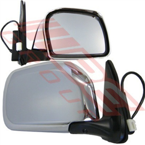 MIRROR - CNR MOUNTED - ELECT - R/H - CHR - TOYOTA HILUX 4WD 1999-01
