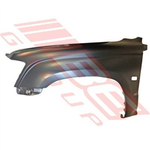 FRONT GUARD - L/H - W/SIDE LAMP HOLE - TOYOTA HILUX 2WD 2002