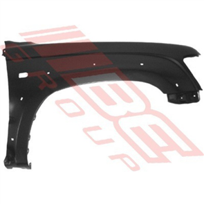 FRONT GUARD - R/H - W/SLMP/FLARE HOLES - TOYOTA HILUX 4WD 1998-2001