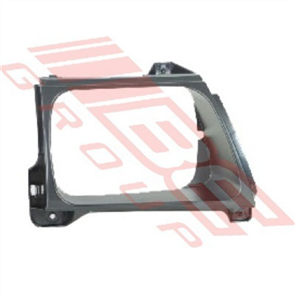 BEZEL - L/H - MAT/BLACK - TOYOTA HILUX 2WD/4WD 2002