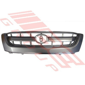 GRILLE - MAT DARK GREY - CENTRE - TOYOTA HILUX 4WD 2002