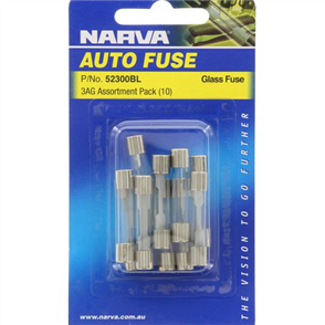 Glass Fuse Assortment 10 Pce