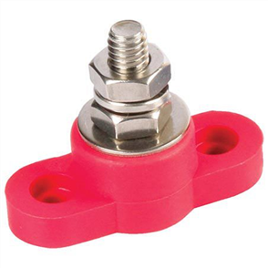 250A Stud Single Terminal - Red
