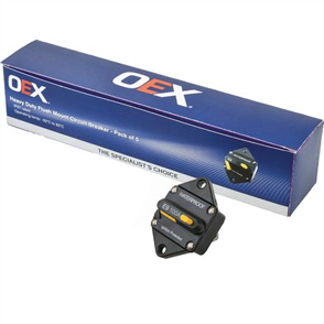 Flush Mount Manual Reset Circuit Breaker 100A - Box Of 5
