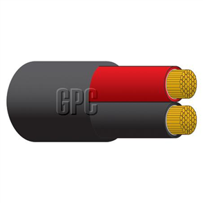 3mm Twin Core Sheathed Automotive Cable Red/Black 30M (NZ Ref.151)