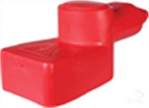 Battery Terminal Insulator End Entry Red Single