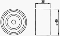 TIMING IDLER SUBARU LEGACY IMPREZA 1.6 1.8 2.0 2.5