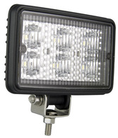 LED WRK LAMP BLK HOUSING 12/24V